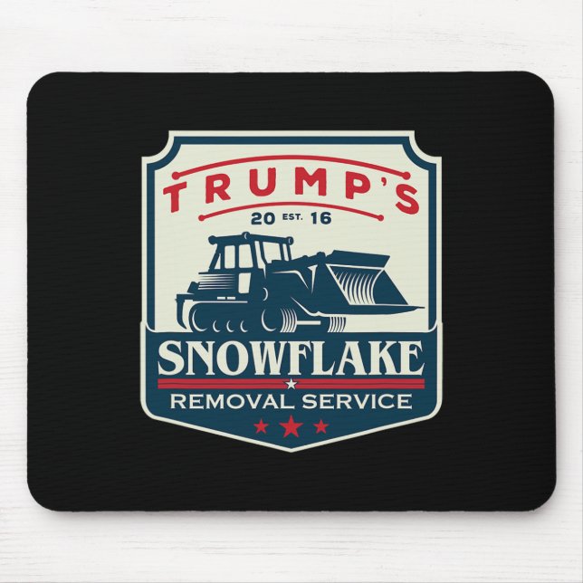 Mousepad Serviço de Rmoval Snowflake de Trump Funny Donald  (Frente)
