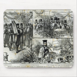 Mousepad Serviço na sinagoga judaica