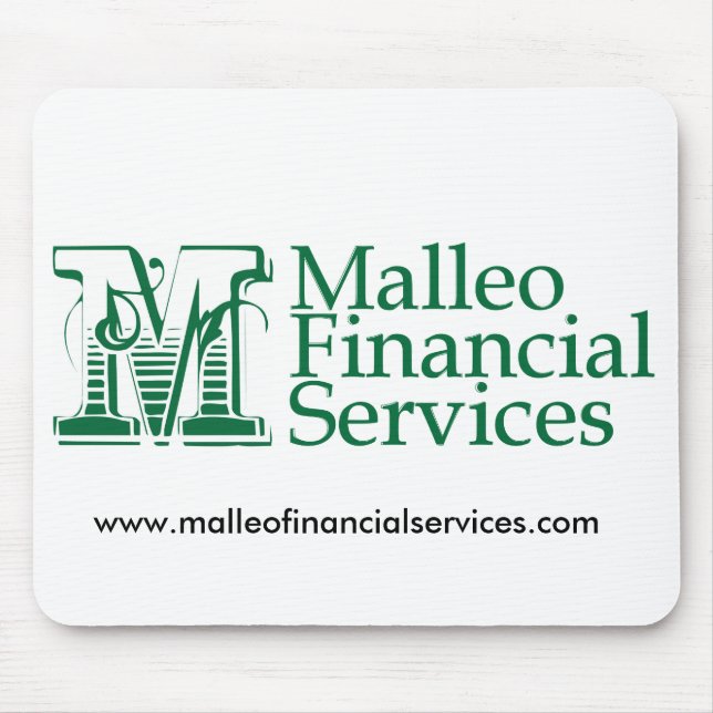 Mousepad Serviços financeiros de Malleo (Frente)