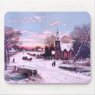 Mousepad Serviços Religiosos na Manhã da Véspera de Natal