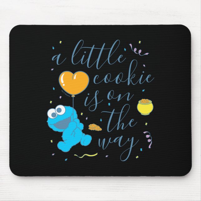 Mousepad Sesame Street A Little Cookie Is On The Way  (Frente)