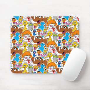 Mousepad Sesame Street Pals Doodley Patterno