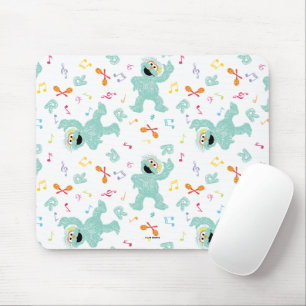 Mousepad Sesame Street Rosita Padrão de Rabiscos de Músic