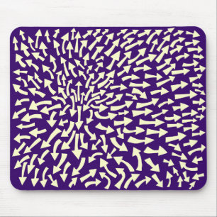 Mousepad Setas - Creme no Profundo Roxo 330066