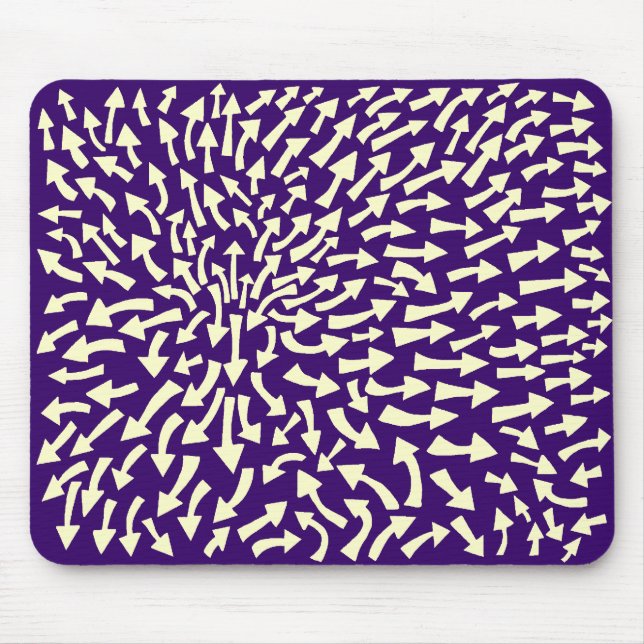 Mousepad Setas - Creme no Profundo Roxo 330066 (Frente)