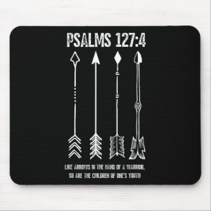 Mousepad Setas Elevadoras Salm 127;4 Cristão-Dia de as mães