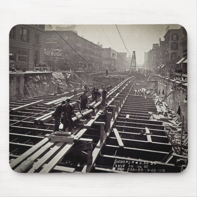 Mousepad Sétima avenida e 24-25o metro das ruas (Frente)