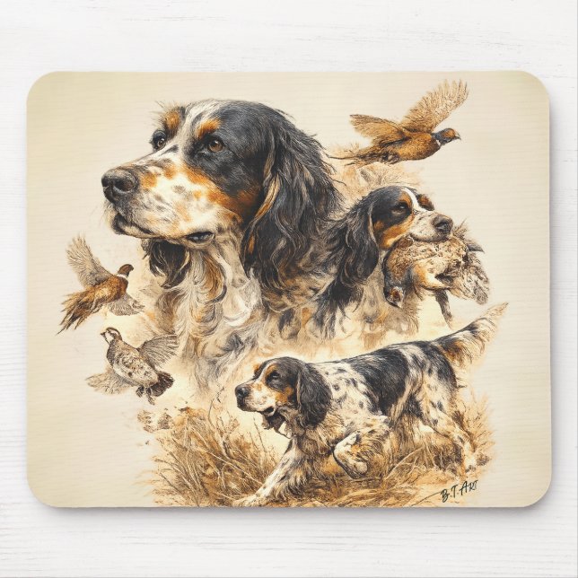 Mousepad Setter Inglês  (Frente)