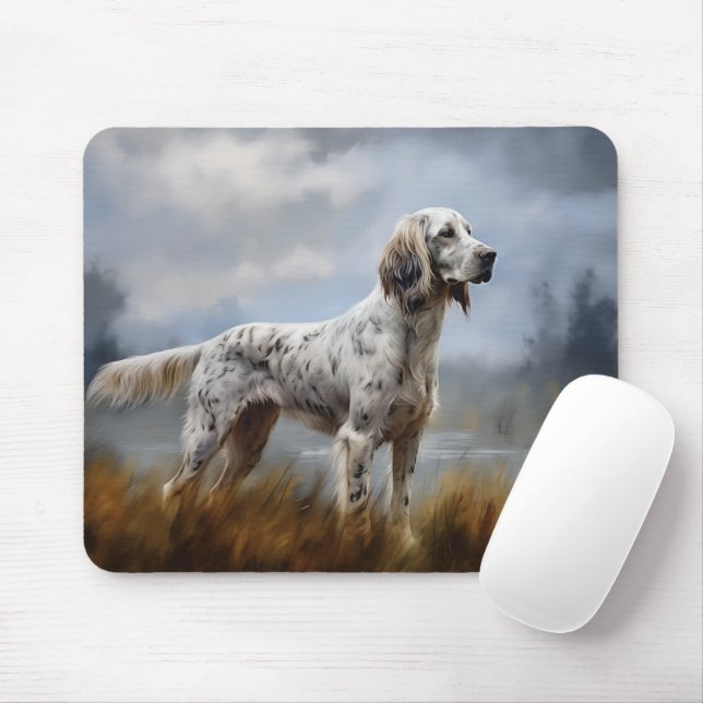Mousepad Setter Inglês (Com mouse)