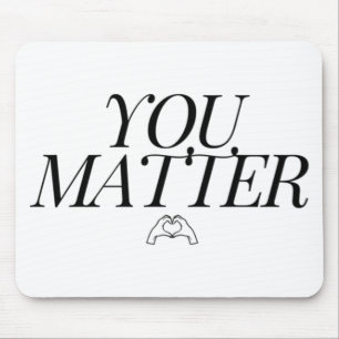 Mousepad Seu adesivo de conscientização sobre saúde mental