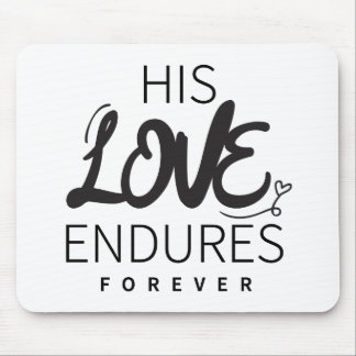 Mousepad Seu amor eterniza Gospel Gráfica Juramento de Deus