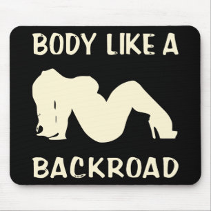 Mousepad Seu Corpo Como Uma Estrada Traseira #USAPatriotGra
