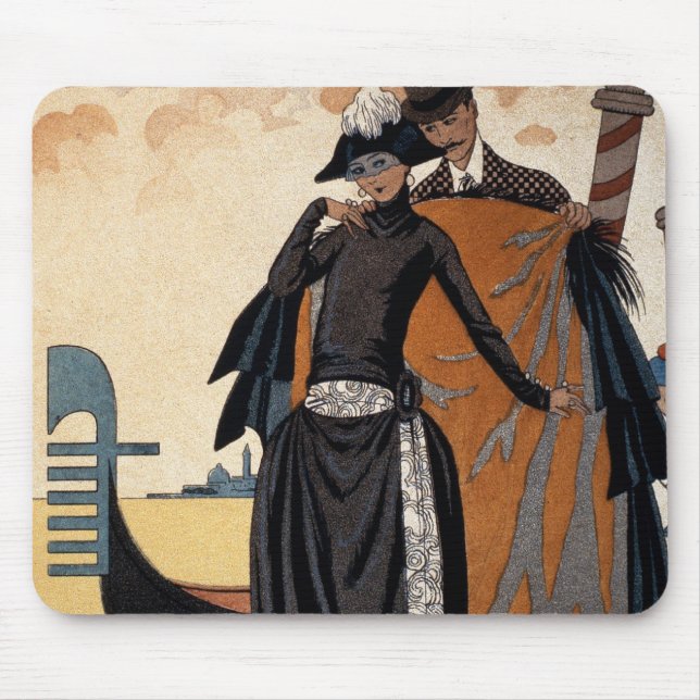 Mousepad Seu e ele, forma Ilustração, 1921 (pochoir p (Frente)
