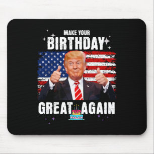 Mousepad Seu Excelente De Aniversário Novamente 2024 Presid