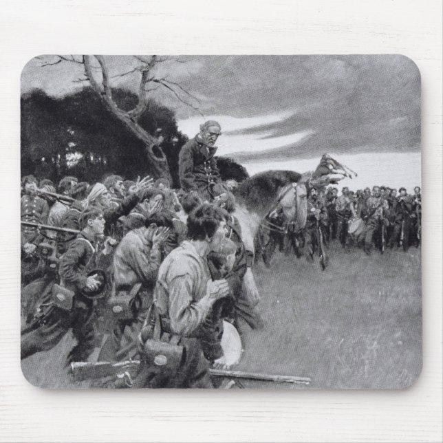 Mousepad Seu exército quebrou acima weeping e sobbing (Frente)