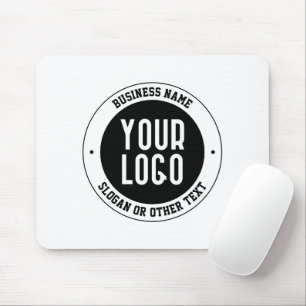 Mousepad Seu logotipo ou design de negócios Texto editáve