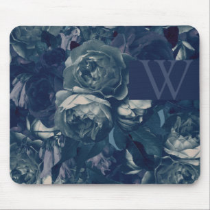 Mousepad Seu Marinho de logotipo Rose Bouquet