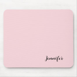 Mousepad Seu nome Pink Pastel Personalizado