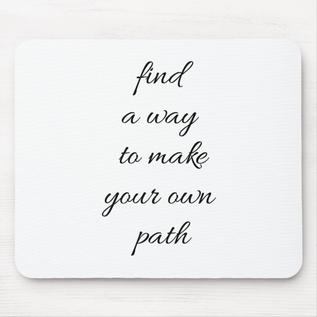 Mousepad Seu próprio teclado do mouse no caminho (Frente)