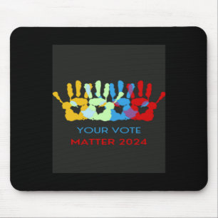 Mousepad Seu Voto É Autocolante