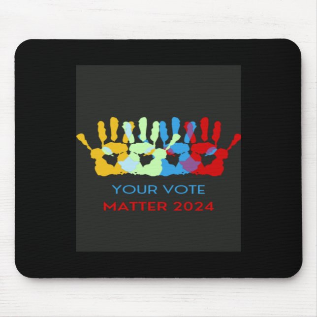 Mousepad Seu Voto É Autocolante (Frente)