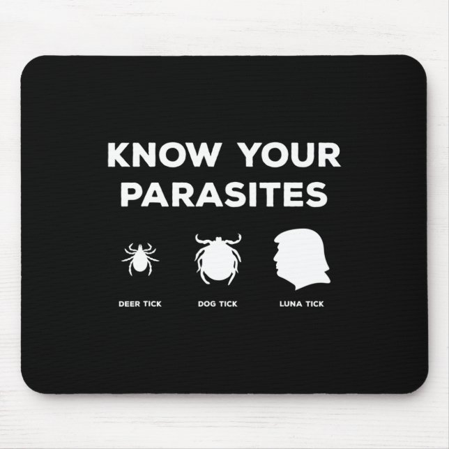 Mousepad Seus Parasitas, Qualquer Um, Mas A Caricatura Do P (Frente)