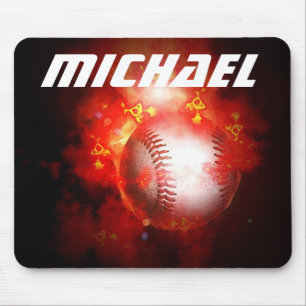 Mousepad Seus trabalhos de arte flamejantes feitos sob