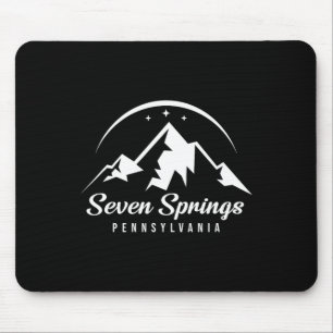 Mousepad Seven Primavera Pennsylvania Ski Resort Skib Snowb