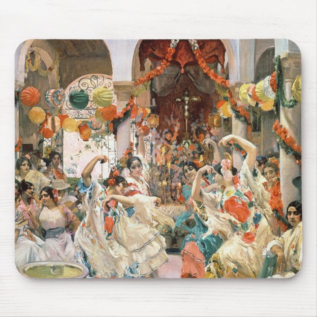 Mousepad Sevilha (óleo na canvas) (Frente)