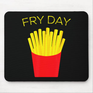 Mousepad Sexta-feira, Batatas Fritas, Tgif Graças a Deus É 