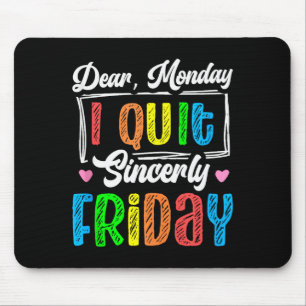 Mousepad Sexta-feira Feliz Sex Yay Professor Escola Meme Ca