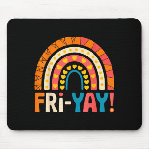 Mousepad Sexta-feira feliz Sexta-feira feliz Professora Esc