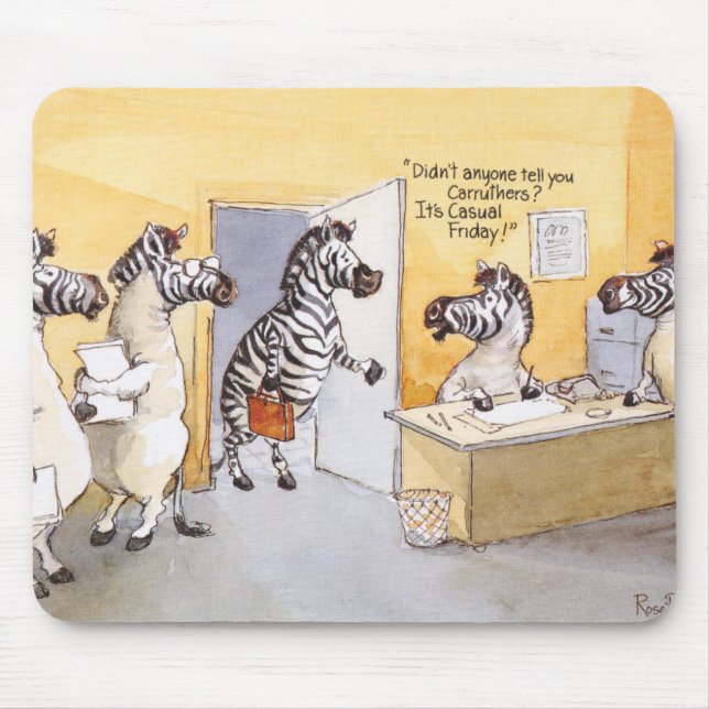 Mousepad Sexta-feira ocasional (Frente)