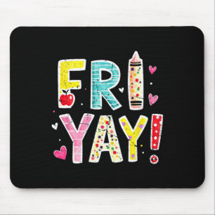 Mousepad Sextou Feliz Sexta-feira Divertido Fim de Semana P