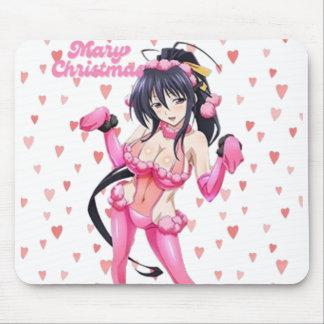 Mousepad Sexy Santa Marry Cristmas Pink Heart Anime Diva