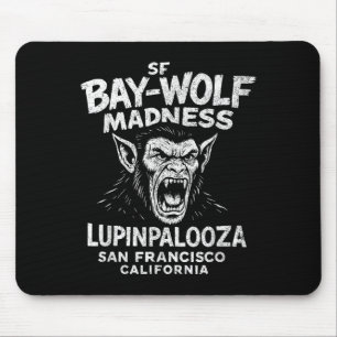 Mousepad Sf Bay Wolf Madness Lupinpaloza, Halloween Werewo