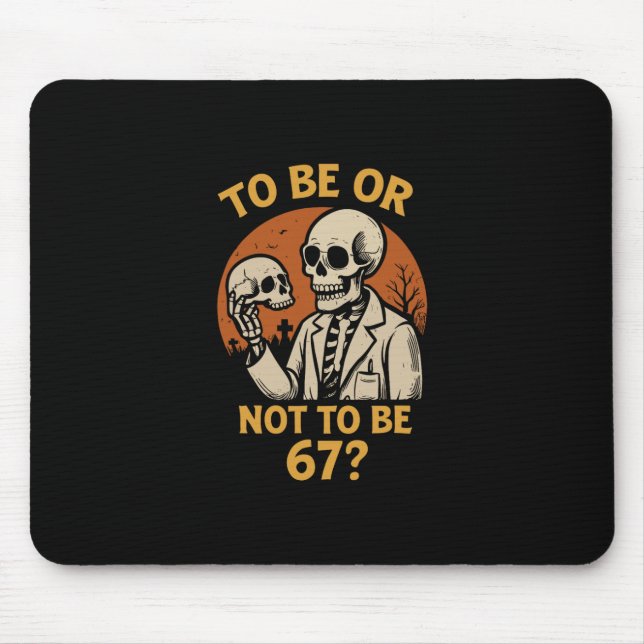 Mousepad Shakespeare 67 Meme Esqueleto Engraçado Nerd Hallo (Frente)