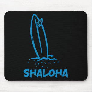Mousepad Shaloha Aloha Shalom Havaí Surf Judaico Havaiano