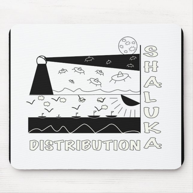 Mousepad Shaluak Dist. "Eu estou trabalhando em algo grande (Frente)