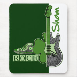 Mousepad Sham Rock. Rua. Tema musical Presente no Dia de Pa