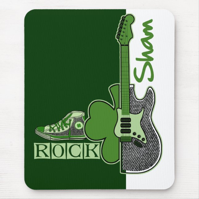 Mousepad Sham Rock. Rua. Tema musical Presente no Dia de Pa (Frente)