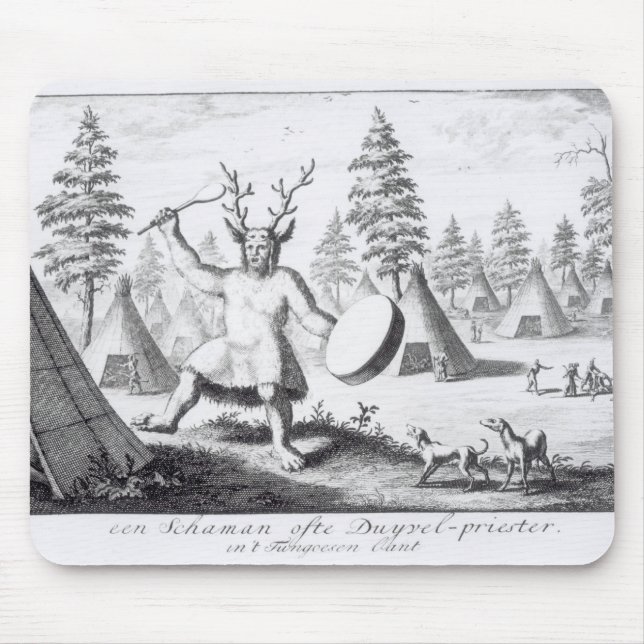 Mousepad Shaman do nativo americano (Frente)