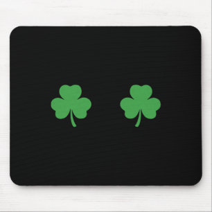 Mousepad Shamrock Breast Irish S Dia de São Patrício Pattys