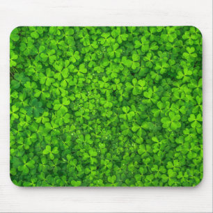 Mousepad Shamrock Clovers Green Irish Símbolo Irlanda