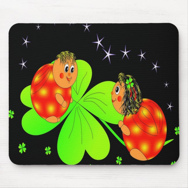Mousepad Shamrock de Ladybird (Frente)