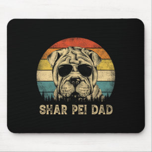 Mousepad Shar Pei Pai Cachorro Amplia Tea Dia de os pais