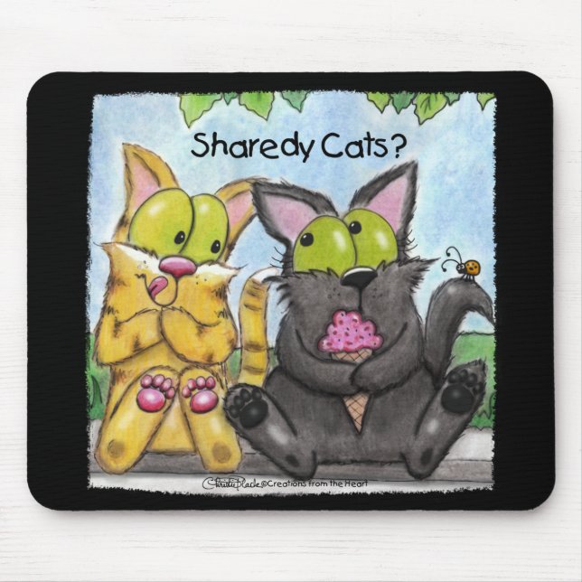 Mousepad Sharedy Cats - Bobo e Tig (Frente)