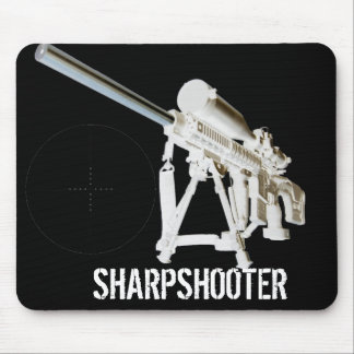 Mousepad Sharpshooter da almofada de rato AR15 com o