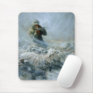 Mousepad Sheep Herder, Tempestade de Newell Convers Wyeth