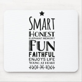 Mousepad Sheffey Acronym com uma estrela